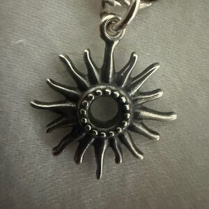 Silver Sunburst James Avery charm